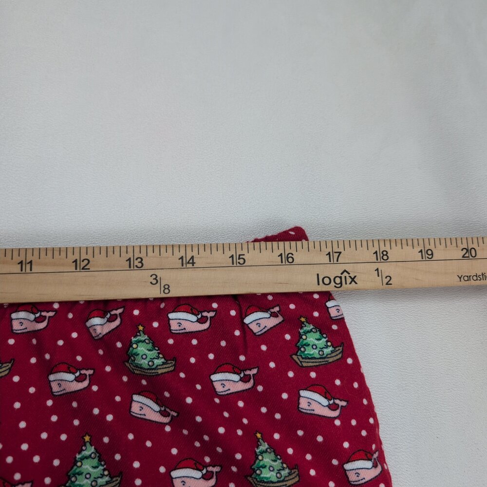 Vineyard Vines Flannel Holiday Pajama Pants S Whales & Trees - Picture 11 of 11